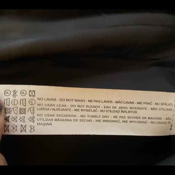 Zara Man - 100% Wool Charcoal Dark Gray 2 Button Blazer Suit Jacket (Size: 38R) - Picture 15 of 17